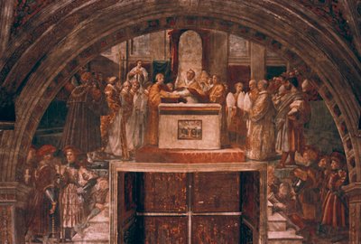 III. Leo indoklása, 1514 alkotó: Raffaello Sanzio Raphael