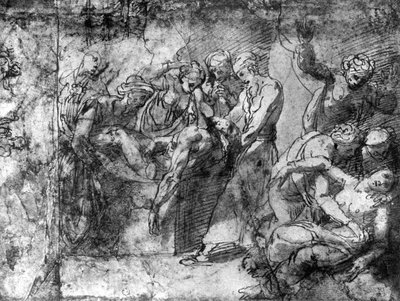 Study for an Tombment, Raphaelnek tulajdonítva, 1913. alkotó: Raffaello Sanzio Raphael