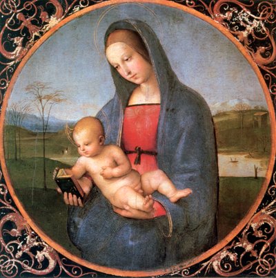 A Madonna Conestabile, 1502-1503 alkotó: Raffaello Sanzio Raphael