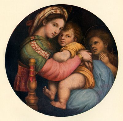 A Madonna Della Sedia, c1514, c1912 alkotó: Raffaello Sanzio Raphael