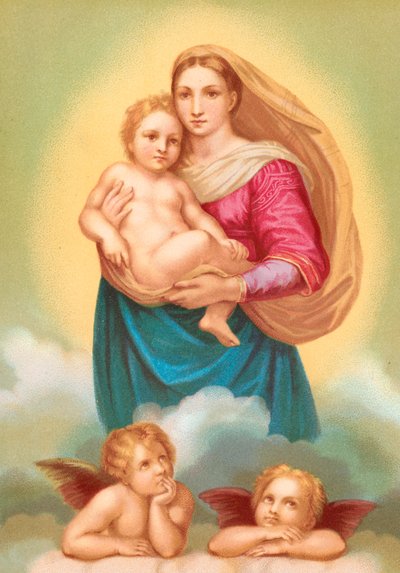 A Sixtus Madonna alkotó: Raffaello Sanzio Raphael
