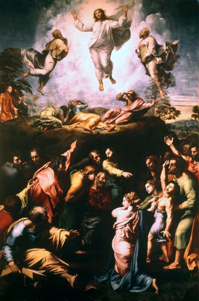 A színeváltozás, c1519-1520 alkotó: Raffaello Sanzio Raphael