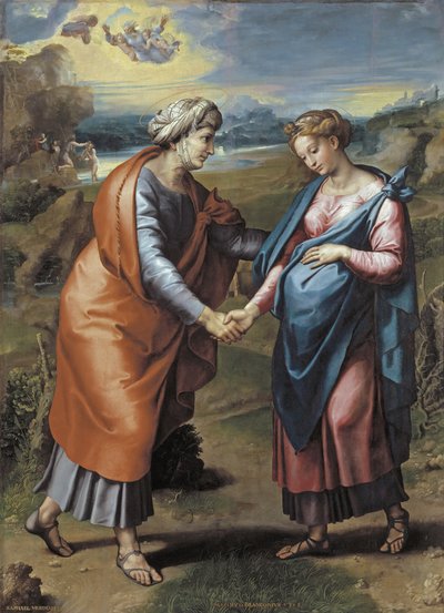 A látogatás, 1517 alkotó: Raffaello Sanzio Raphael