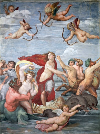 Galatea diadala, c. 1512 alkotó: Raffaello Sanzio Raphael