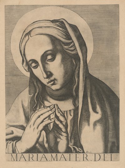 Szűz mellszobra alkotó: Raffaello Schiaminossi