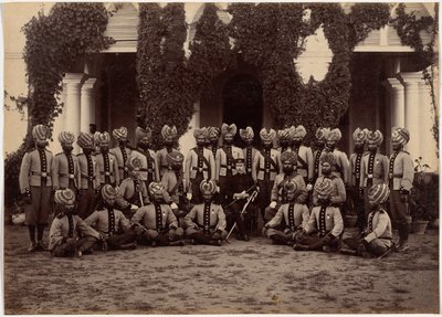 A bhopáli zászlóalj különítménye Indore-ban alkotó: Raja Deen Dayal