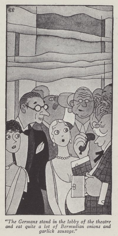 Illusztráció a Gentlemen Prefer Blondes számára, Anita Loos (litho) alkotó: Ralph Barton