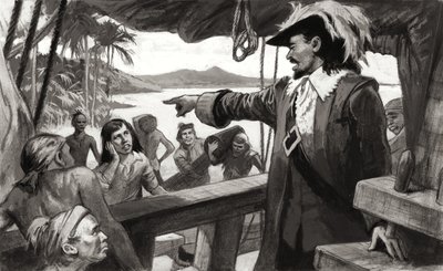 Katasztrófa Darienben (gouache, papír) alkotó: Ralph Bruce