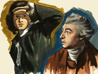 Sir Joshua Reynolds és Thomas Gainsborough alkotó: Ralph Bruce