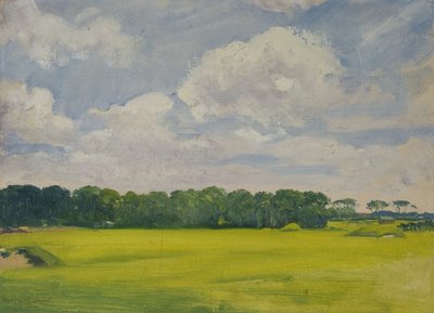 Benton golfpálya (olaj a fedélzeten) alkotó: Ralph Bullock