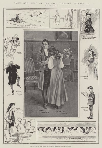 Egerek és emberek, a Lyric Theatre-ben, január 27. alkotó: Ralph Cleaver