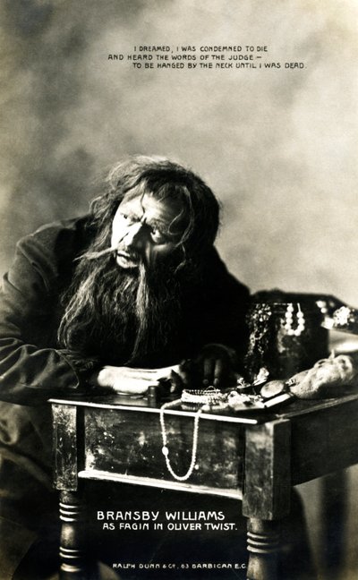 Bransby Williams 1870-1961, brit színész, 20. század eleje. alkotó: Ralph Dunn and Co.