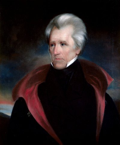 Andrew Jackson fejFXD alkotó: Ralph Eleaser Whiteside Earl