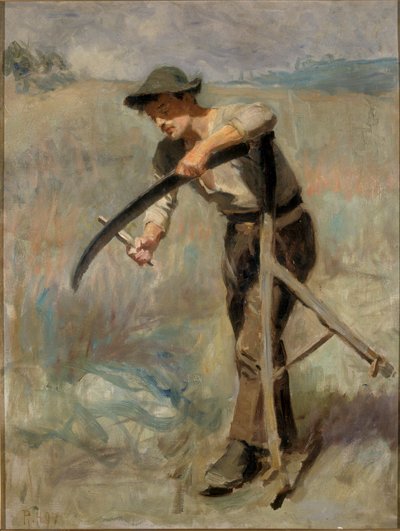 A kasza élezése, 1897 alkotó: Ralph Hedley