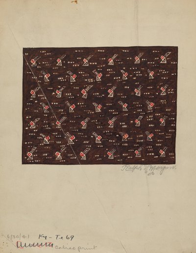 Calico Print alkotó: Ralph N. Morgan