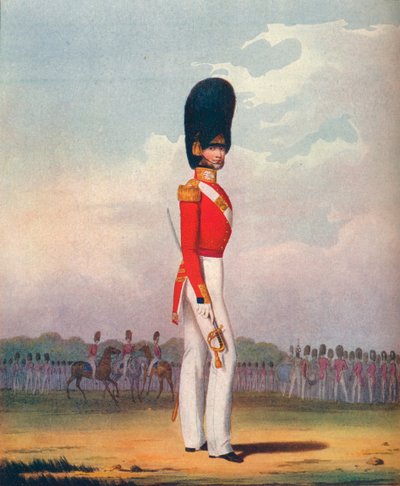 „Tiszt, gránátos gárda”, XIX. század, 1909 alkotó: Ralph Nevill