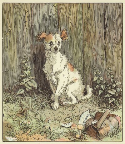 Elégia egy veszett kutya haláláról (színes litó) alkotó: Randolph Caldecott