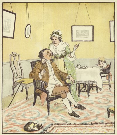 John Gilpin (színes litó) alkotó: Randolph Caldecott