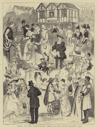 Jegyzetek a Shakespeare-showról a Royal Albert Hallban alkotó: Randolph Caldecott