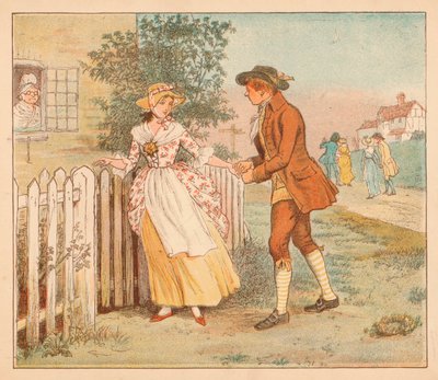 ...Néhányan ácsorogtak útközben, c1885, 1934. alkotó: Randolph Caldecott