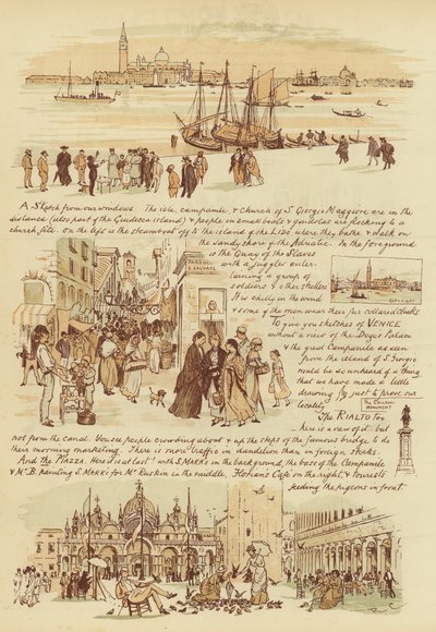 Barátainknak, akik soha nem jártak Velencében (chromolitho) alkotó: Randolph Caldecott