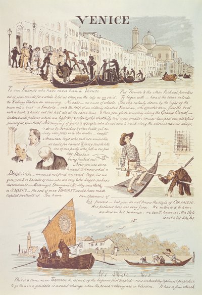 Velence, rajzfilmvázlatokkal alkotó: Randolph Caldecott