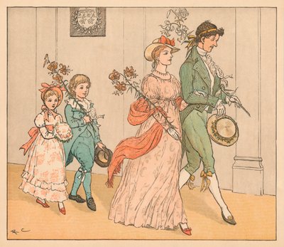 ...a Picninnie-k, a Joblillie-k és a Garyulik-ok..., 1885, 1934. alkotó: Randolph Caldecott