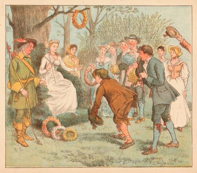 ...egy lugasba mentek..., c1885, 1934. alkotó: Randolph Caldecott