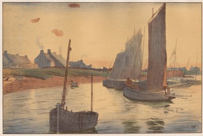 Szomorúság a tengeren, 1898. alkotó: Raoul André Ulmann