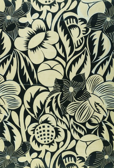 Fekete és fehér virágok; Les Fleurs Noires et Blanches alkotó: Raoul Dufy