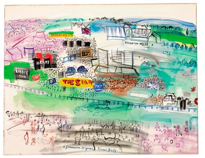 Epsom versenypálya alkotó: Raoul Dufy