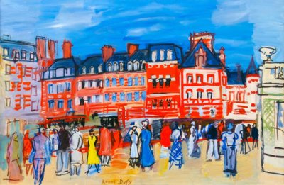 Házak Trouville alkotó: Raoul Dufy