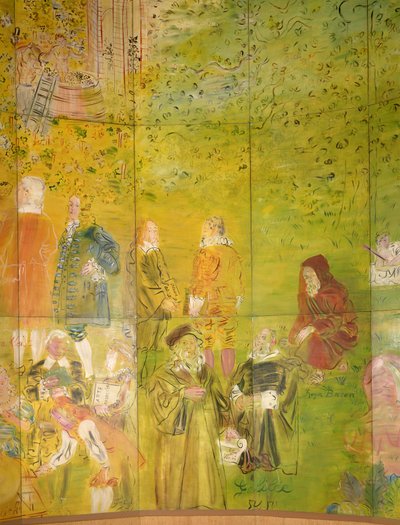 La Fee Electricite, a jobb oldali részlete alkotó: Raoul Dufy