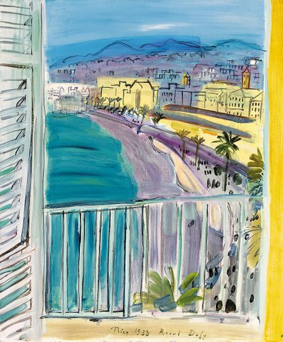 Nizzai ablakok alkotó: Raoul Dufy