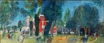 A deauville-i paddock alkotó: Raoul Dufy