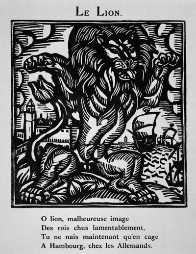 Az oroszlán - in "Le Bestiaire ou cortège d