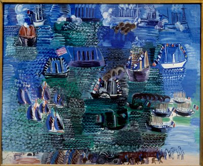 Tengeri ünnep és hivatalos látogatás Le Havre-ban alkotó: Raoul Dufy