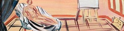 Akt egy állványon (olaj, vászon) alkotó: Raoul Dufy