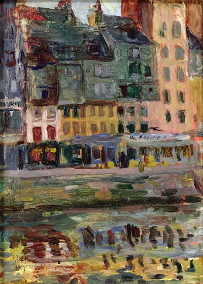 Régi házak Le Havre kikötőjében alkotó: Raoul Dufy