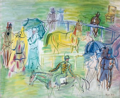 Paddock (olaj, vászon) alkotó: Raoul Dufy
