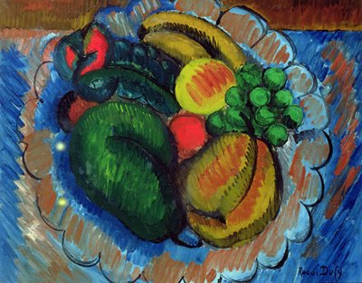 Csendélet gyümölcstállal, 1908 körül (olaj, vászon) alkotó: Raoul Dufy