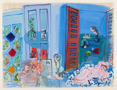 A művész műterme (akvarell) alkotó: Raoul Dufy