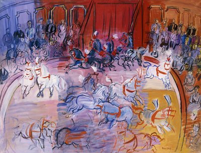 The Big Top, 1935 körüli (olaj, vászon) alkotó: Raoul Dufy