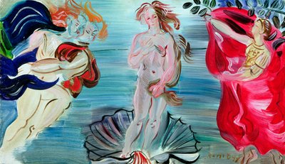 Vénusz születése, 1940 körül (olaj, tábla) alkotó: Raoul Dufy