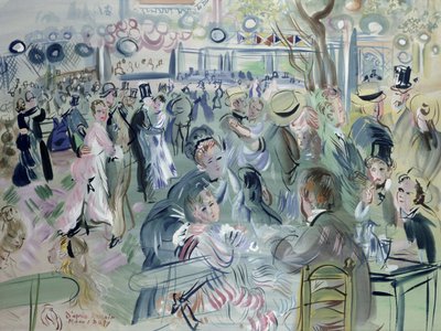 A Moulin de la Galette alkotó: Raoul Dufy