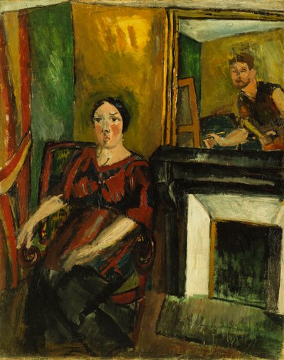 A festő és modellje; Le Peintre et son Modele alkotó: Raoul Dufy