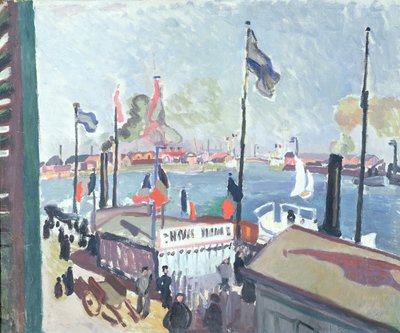 Le Havre kikötője alkotó: Raoul Dufy
