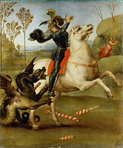 Szent György és a sárkány ... alkotó: Raphael (1483-1520)