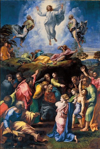 The Transfiguration, 1519-20 körül (olaj a panelen) alkotó: Raphael