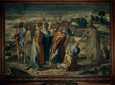 Krisztus vádja Szent Péternek, Mortlake műhely alkotó: after Raphael